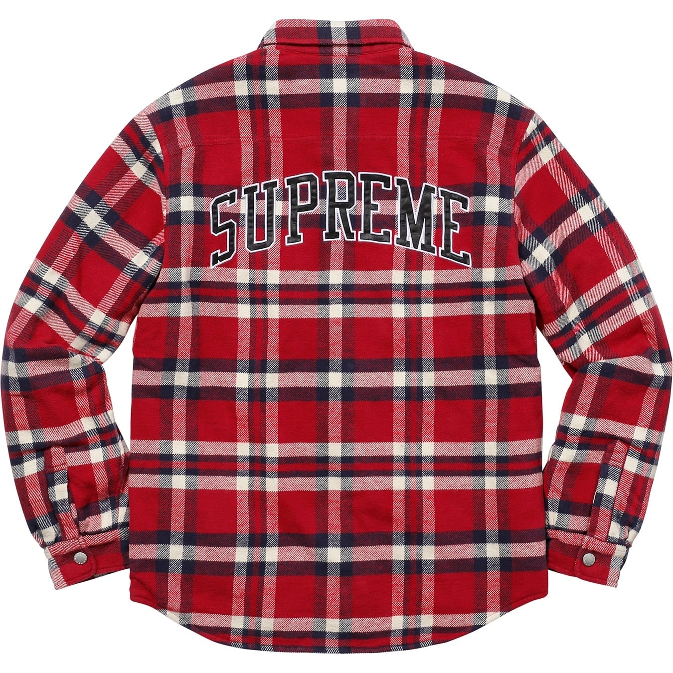 Quilted Arc Logo Flannel Shirt view 18